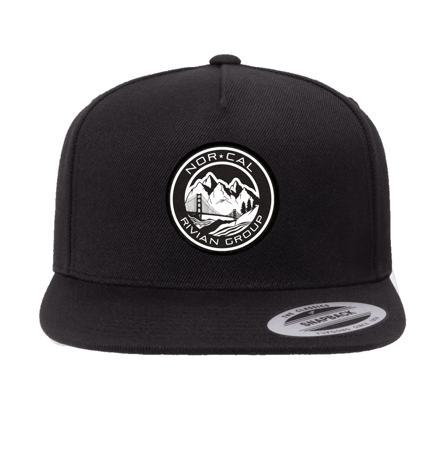 NorCal Rivian Group Snapback Black Hat