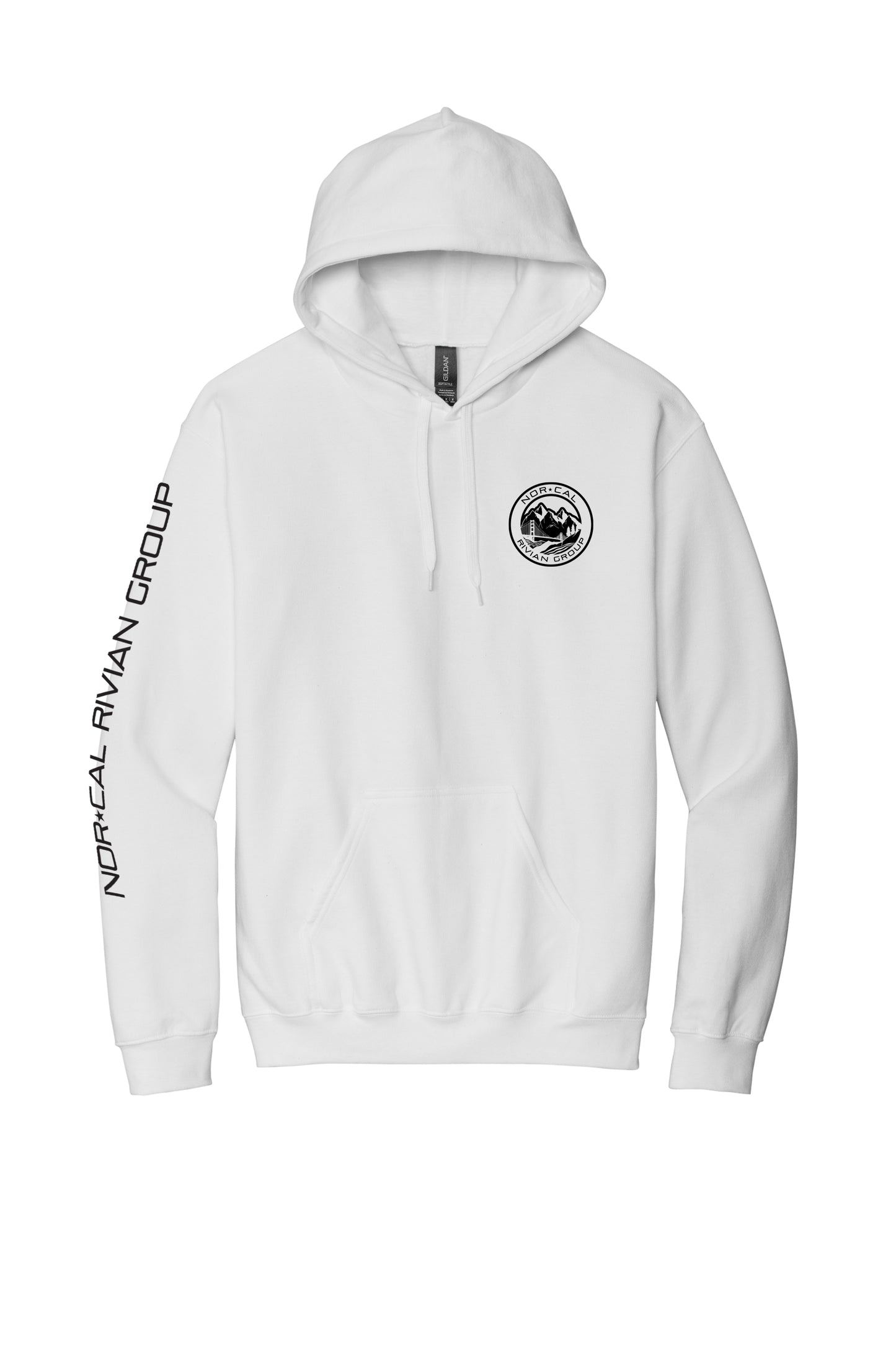 Men's White NorCal Rivian Group Sweatshirt