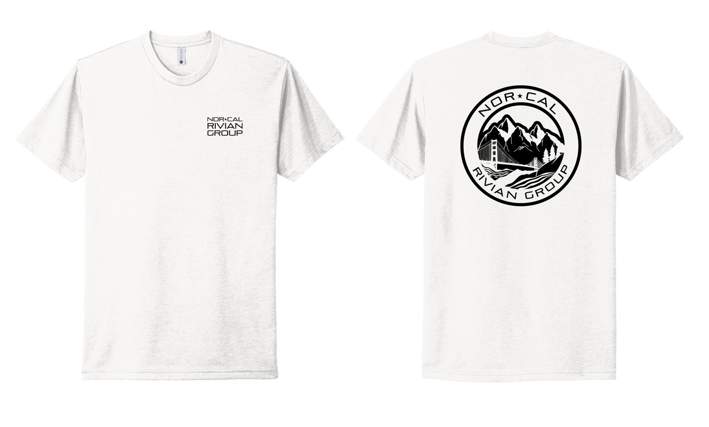 White NorCal Rivian Group T-Shirt
